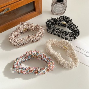 粗花編織鯊魚夾