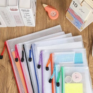 B8透明防水網格拉鏈袋