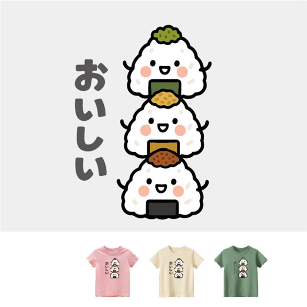 預購 兒童｜KV獨家限定款｜台灣原創T短袖壽司 飯糰