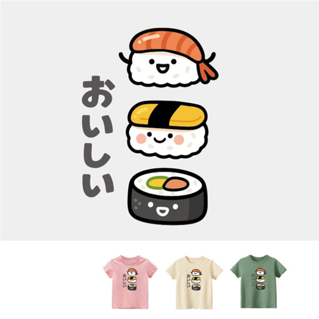 預購 兒童｜KV獨家限定款｜台灣原創T短袖壽司 玉子燒