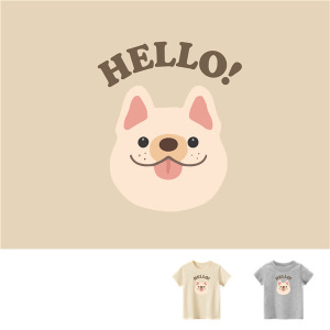 兒童｜KV獨家限定款｜台灣原創T短袖 D12奶油法鬥