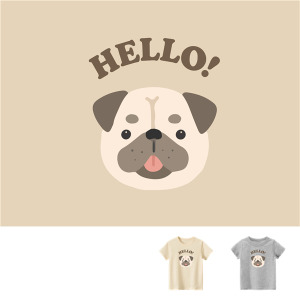 兒童｜KV獨家限定款｜台灣原創T短袖 D18巴哥