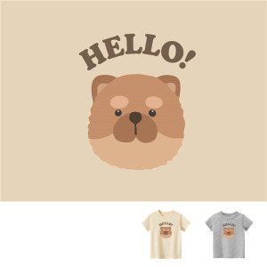 兒童｜KV獨家限定款｜台灣原創T短袖 D29鬆獅犬