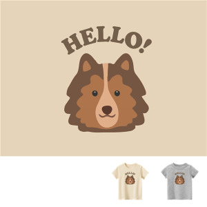 兒童｜KV獨家限定款｜台灣原創T短袖 D25喜樂蒂