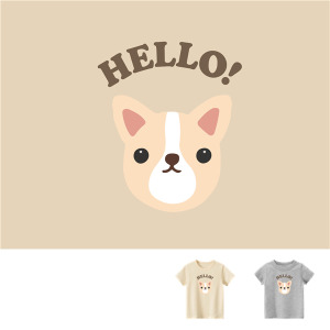 兒童｜KV獨家限定款｜台灣原創T短袖 D17吉娃娃