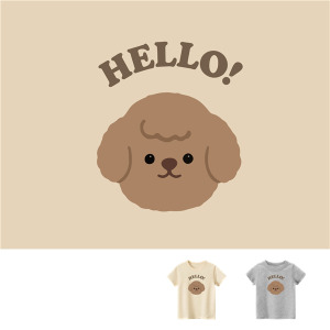 兒童｜KV獨家限定款｜台灣原創T短袖 D03紅貴賓