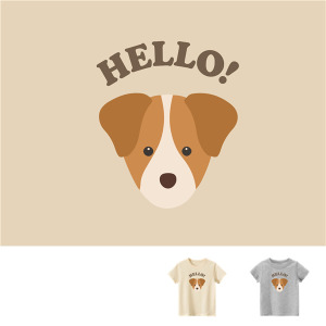 兒童｜KV獨家限定款｜台灣原創T短袖 D26傑克羅素