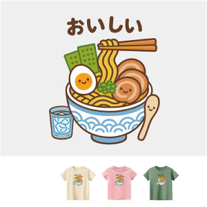 兒童｜KV獨家限定款｜台灣原創T短袖 拉麵