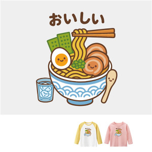 兒童｜KV獨家限定款｜台灣原創T長袖 拉麵