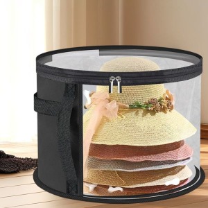 圓筒式帽子收納袋