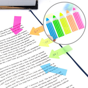 創意造型亮色標籤貼 5入組不挑色