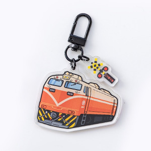 臺鐵正版授權火車紀念收藏鑰匙圈 E200莒光號