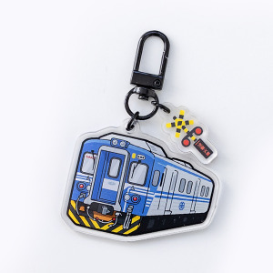 臺鐵正版授權火車紀念收藏鑰匙圈 EMU500電聯車
