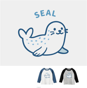 兒童｜KV獨家限定款｜台灣原創T長袖 海豹