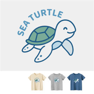 兒童｜KV獨家限定款｜台灣原創T短袖 海龜