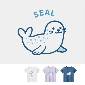 兒童｜KV獨家限定款｜台灣原創T短袖 海豹