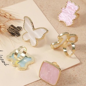 美甲可調式戒指調色盤