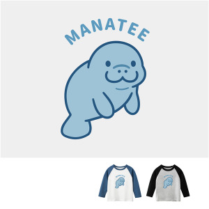 兒童｜KV獨家限定款｜台灣原創T長袖 海牛