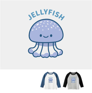 兒童｜KV獨家限定款｜台灣原創T長袖 水母