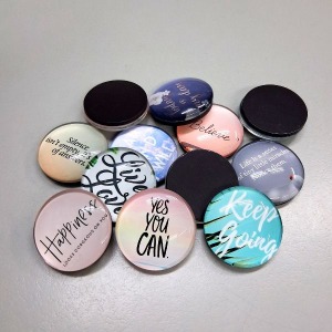 正能量英文小語冰箱貼12入