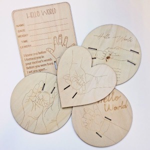 嬰兒出生手環紀念牌