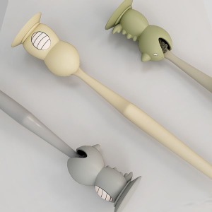 直立式恐龍造型牙刷套