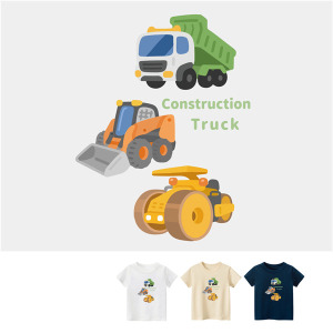 	現貨+預購 兒童｜KV獨家限定款｜台灣原創T短袖 Q版鏟裝車