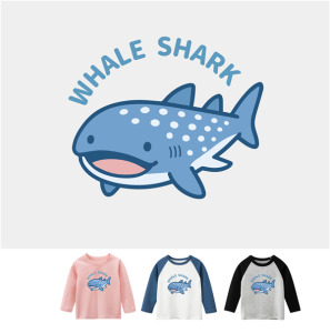 兒童｜KV獨家限定款｜台灣原創T長袖 鯨鯊