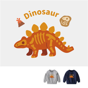 兒童｜KV獨家限定款｜台灣原創大學T長袖 骨頭劍龍