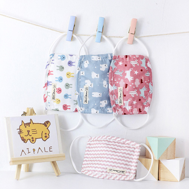 (出清不退換)韓國空運mango tango印花兒童口罩