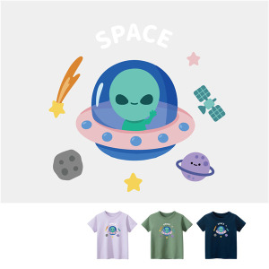 兒童｜KV獨家限定款｜台灣原創T短袖 外星人