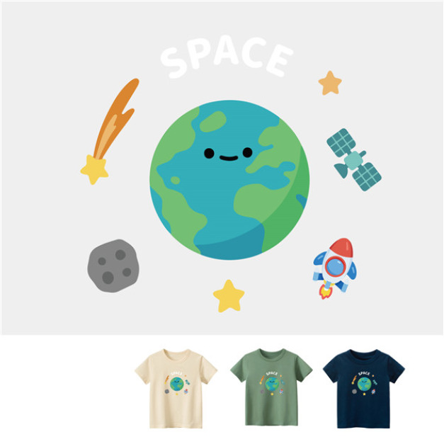 兒童｜KV獨家限定款｜台灣原創T短袖 地球
