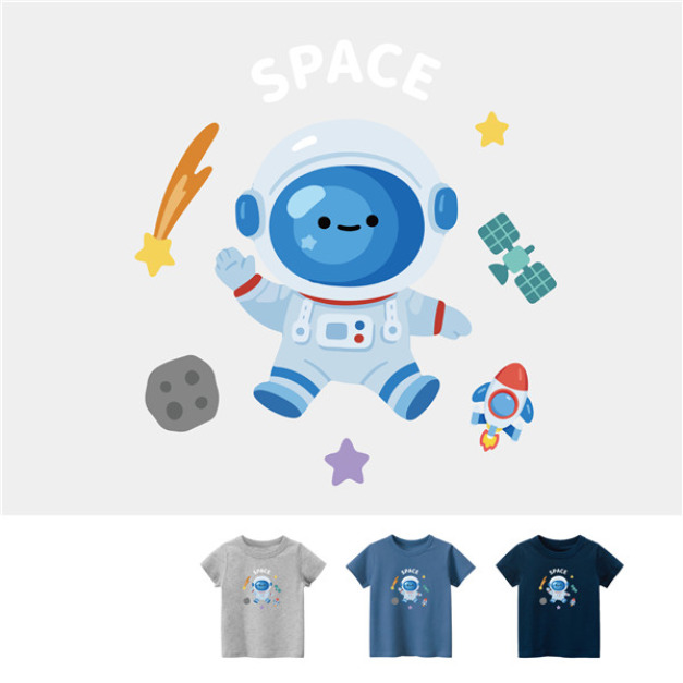兒童｜KV獨家限定款｜台灣原創T短袖 太空人