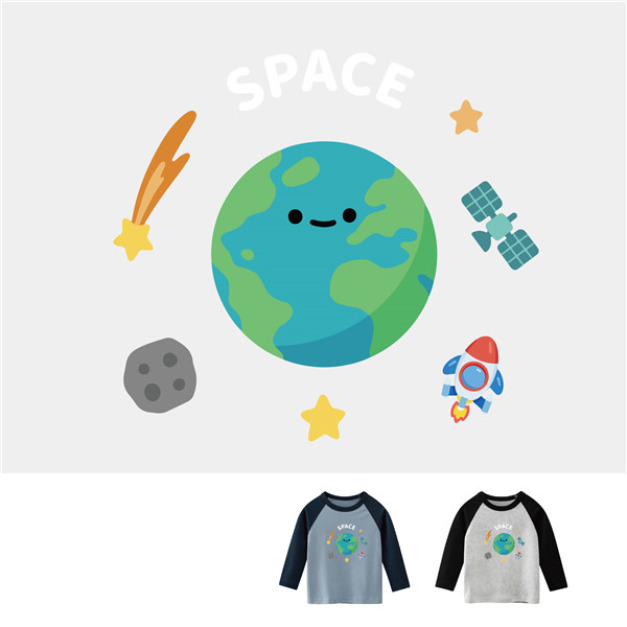 兒童｜KV獨家限定款｜台灣原創T長袖 地球