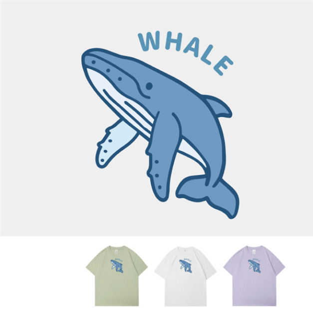 大童/大人｜KV獨家限定款｜台灣原創T短袖 大翅鯨