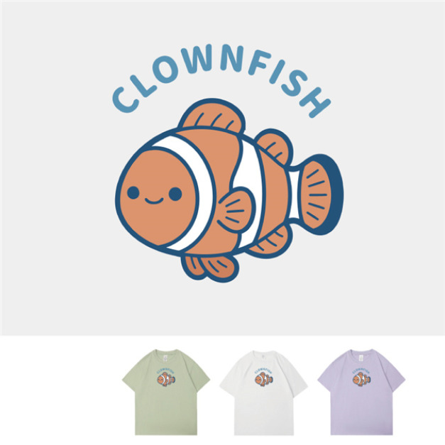 大童/大人｜KV獨家限定款｜台灣原創T短袖 小丑魚