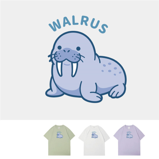 大童/大人｜KV獨家限定款｜台灣原創T短袖 海象