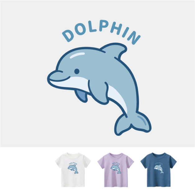 兒童｜KV獨家限定款｜台灣原創T短袖 海豚