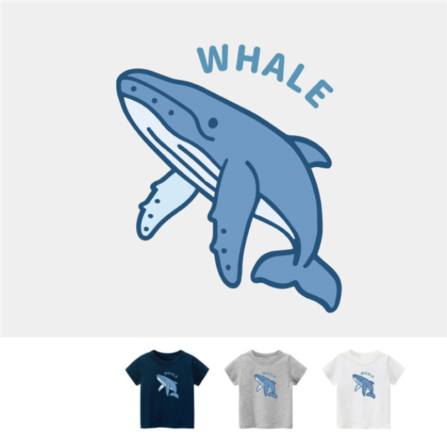 兒童｜KV獨家限定款｜台灣原創T短袖 大翅鯨