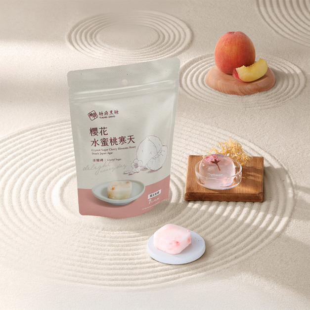 冰糖櫻花水蜜桃寒天-小包
