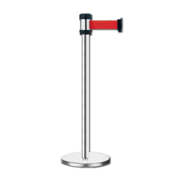 萬向伸縮帶欄柱（銀柱）RS-258SR（200cm）經濟型 紅龍柱