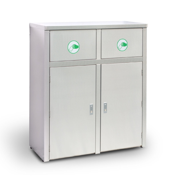 不銹鋼分類回收桶 TH2-90S