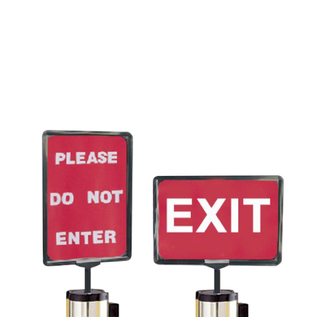 塑框標示牌組（黑色）RP-4B（直向/橫向 可調整）