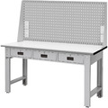天鋼 WBT-6203 標準型工作桌 寬1800mm 橫三屜款 含掛板組+插座組