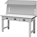 天鋼 WBT-6203 標準型工作桌 寬1800mm 橫三屜款 含掛板組+棚板組+插座組