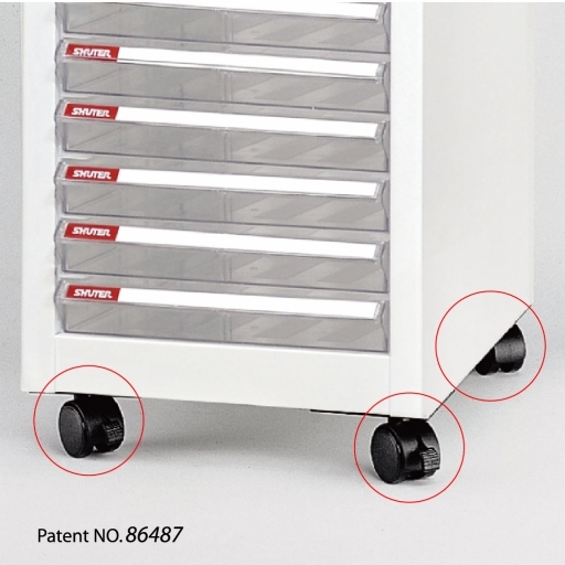 樹德 OA 樹德櫃專用活動輪組 (4入)