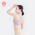 MUKASA 寬肩樂譜運動內衣 - 芝蘭紫 MUK-2403302
