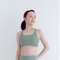 交叉美背運動內衣-羅勒綠_1