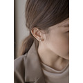 Yoi-養殖珍珠-單支-925純銀-鎖式耳環_1
