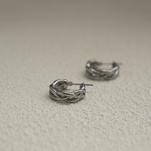 守著霧-整副醫療鋼-耳環